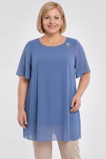 Violetinė tunika su sage