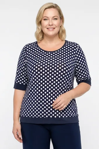 Juoda šifoninė palaidinė su papuošimais