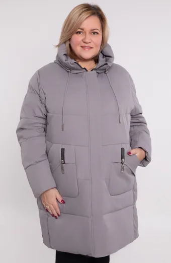 Juoda žieminė striukė